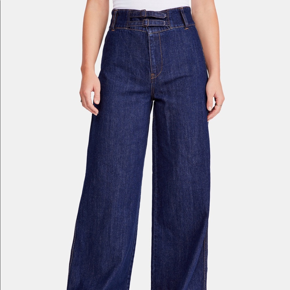 NWOT Free People high waist Wide-leg Jeans sz 26R